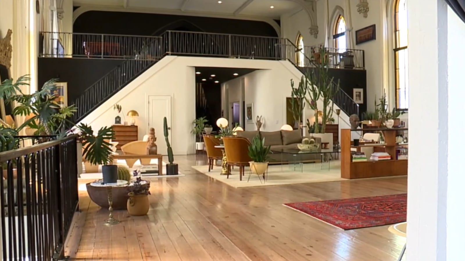 A church on Baymiller Street in Cincinnati was renovated into a luxury home. WCPO/CONTRIBUTED