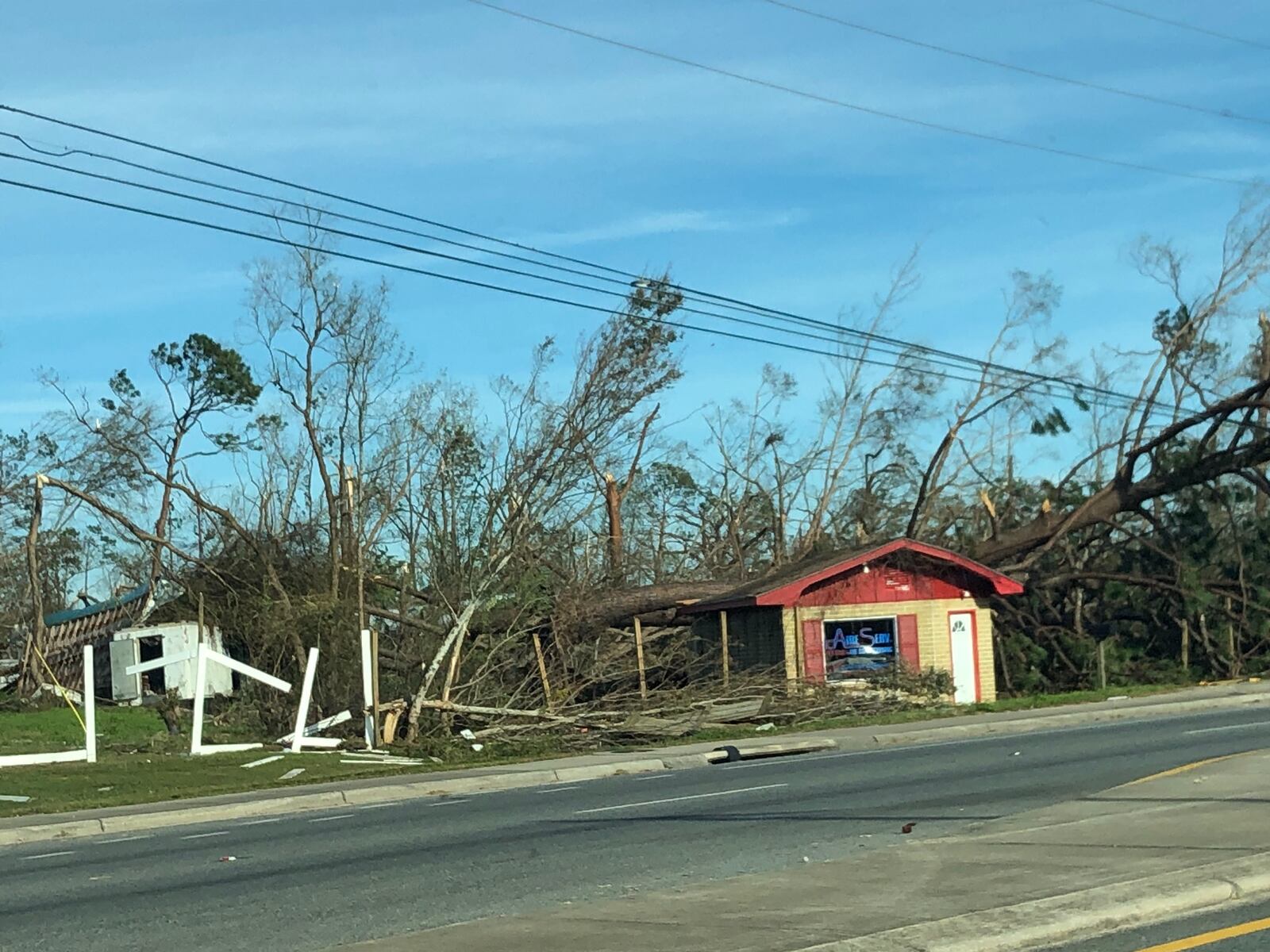 Some of the devastation Butler County emergency crews are seeing in the aftermath of Hurricane Michael in Bay County Florida.