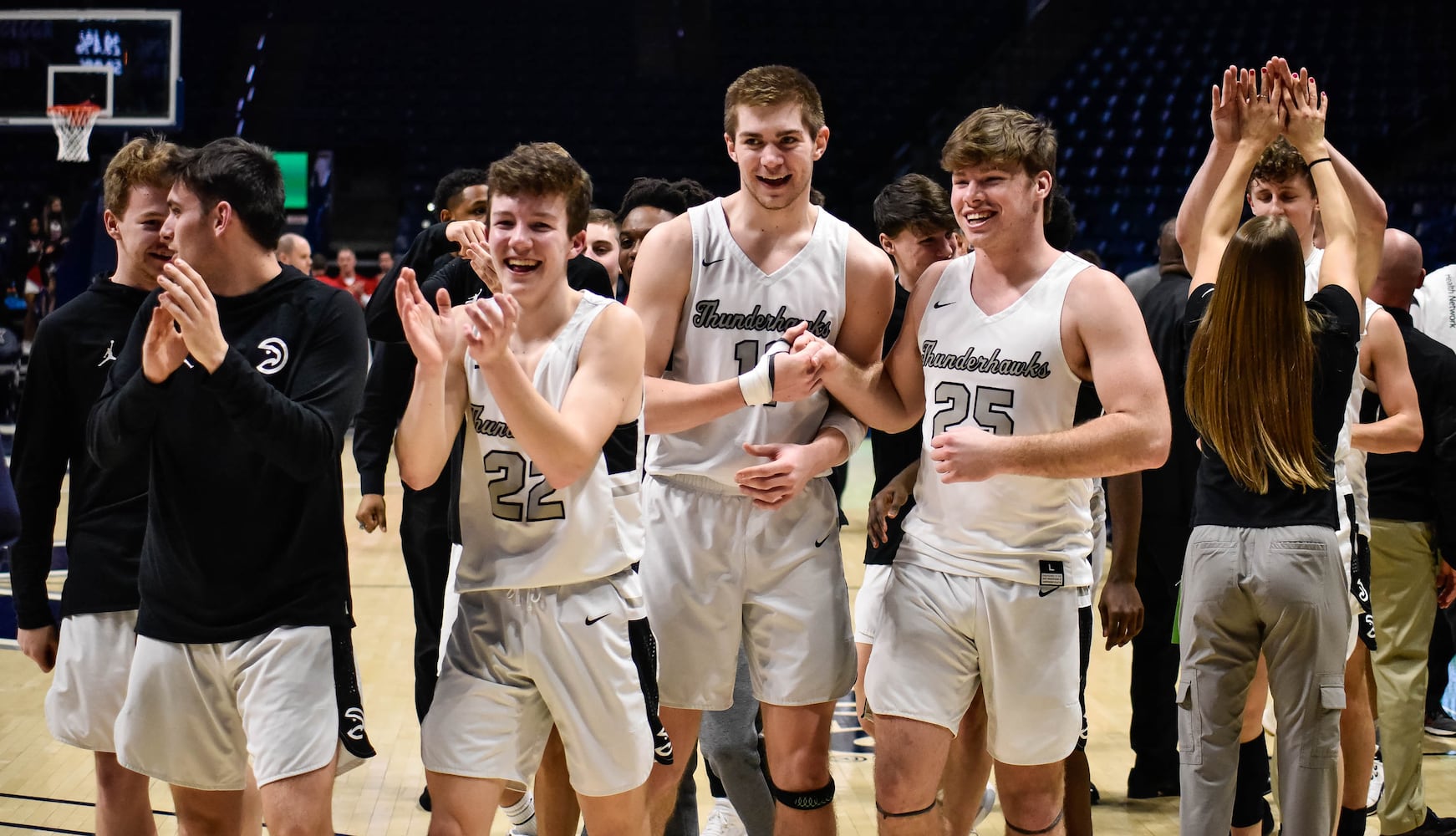 Centerville vs Moeller and Lakota East vs La Salle Regional basketball semifinals