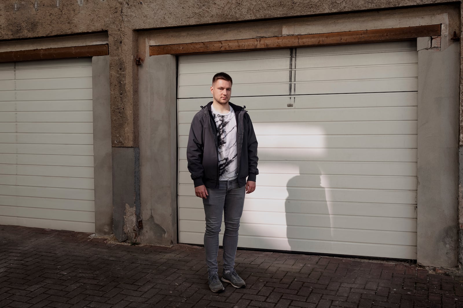 Lucas Sielaff poses for a photo in Bad Bibra, Germany, Thursday, March 20, 2025. (AP Photo/Stella Weiss)