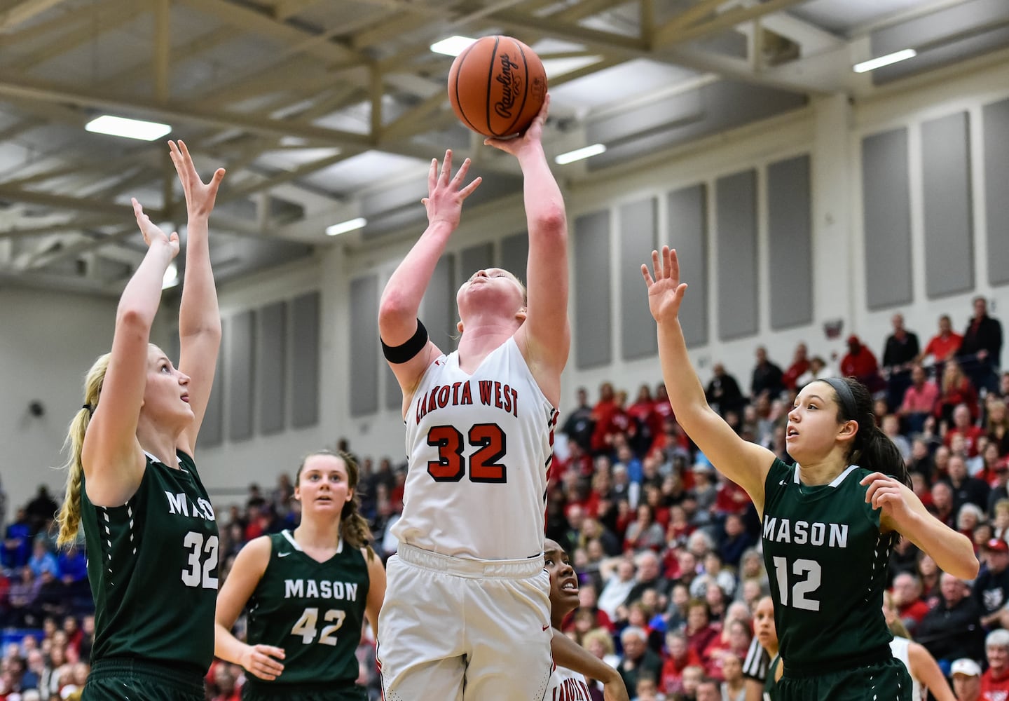 Mason vs Lakota West girls basketball