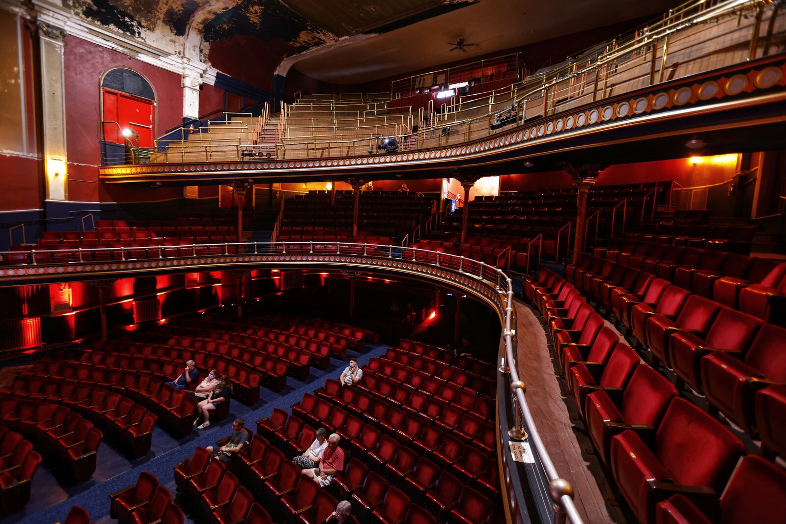 The Sorg Opera House hosted an open house with tours of the building and performances by Queen City Vaudevillians on Sept. 10. Seventeen more musical acts are scheduled for this year. NICK GRAHAM / STAFF

