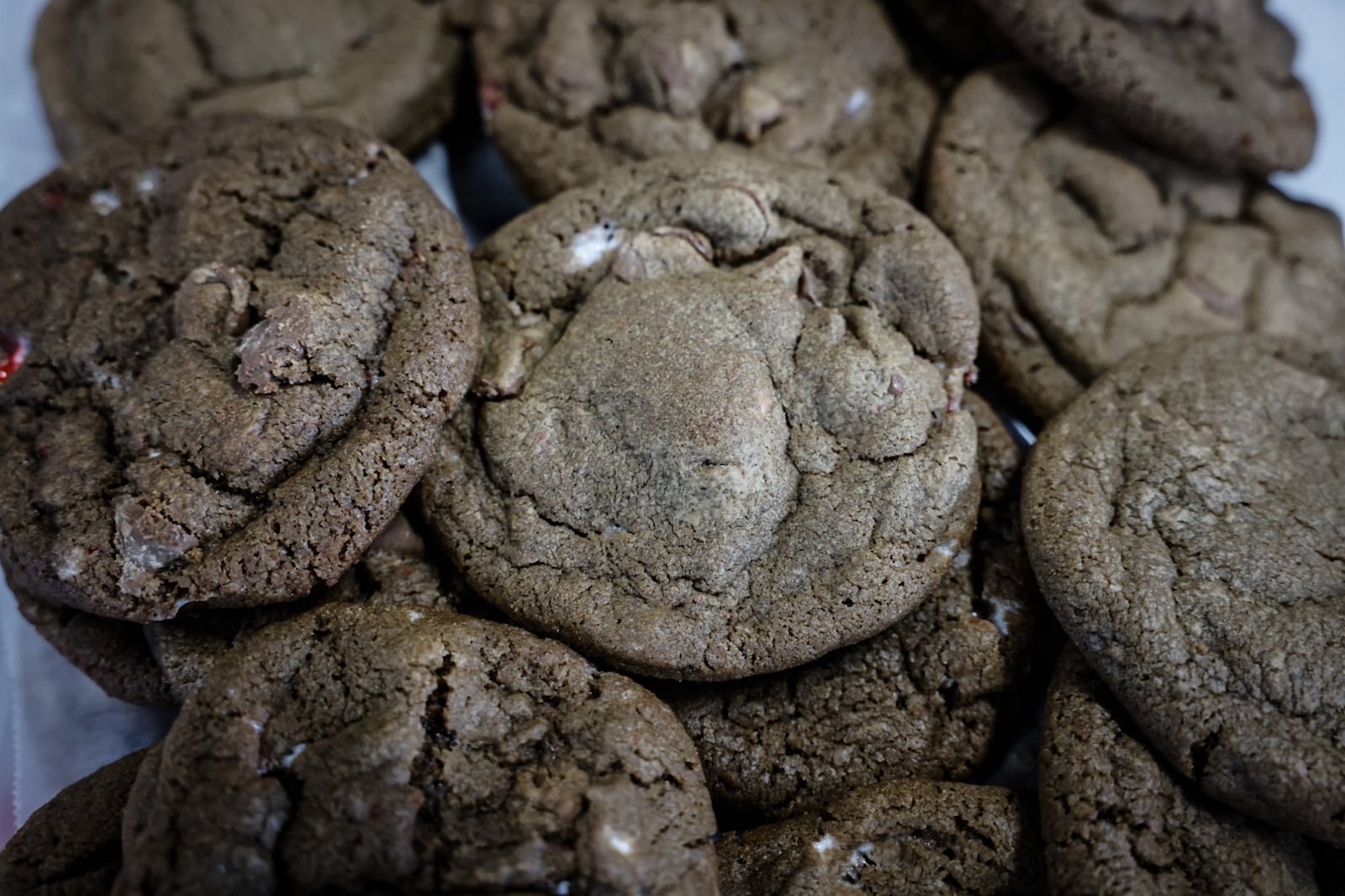 The Dayton Daily News Holiday Cookie Contest returned this year with area bakers submitting 32 of their very best recipes. A panel of judges selected the top three cookies. Pictured are Peppermint Chocolate Cookies submitted by George Carleton of Butler Township. JIM NOELKER/STAFF