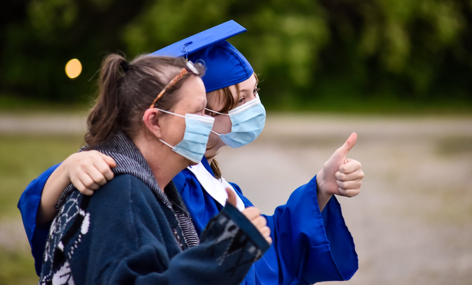 Hamilton High School seniors celebrate graduation at Holiday Auto Theatre drive-in