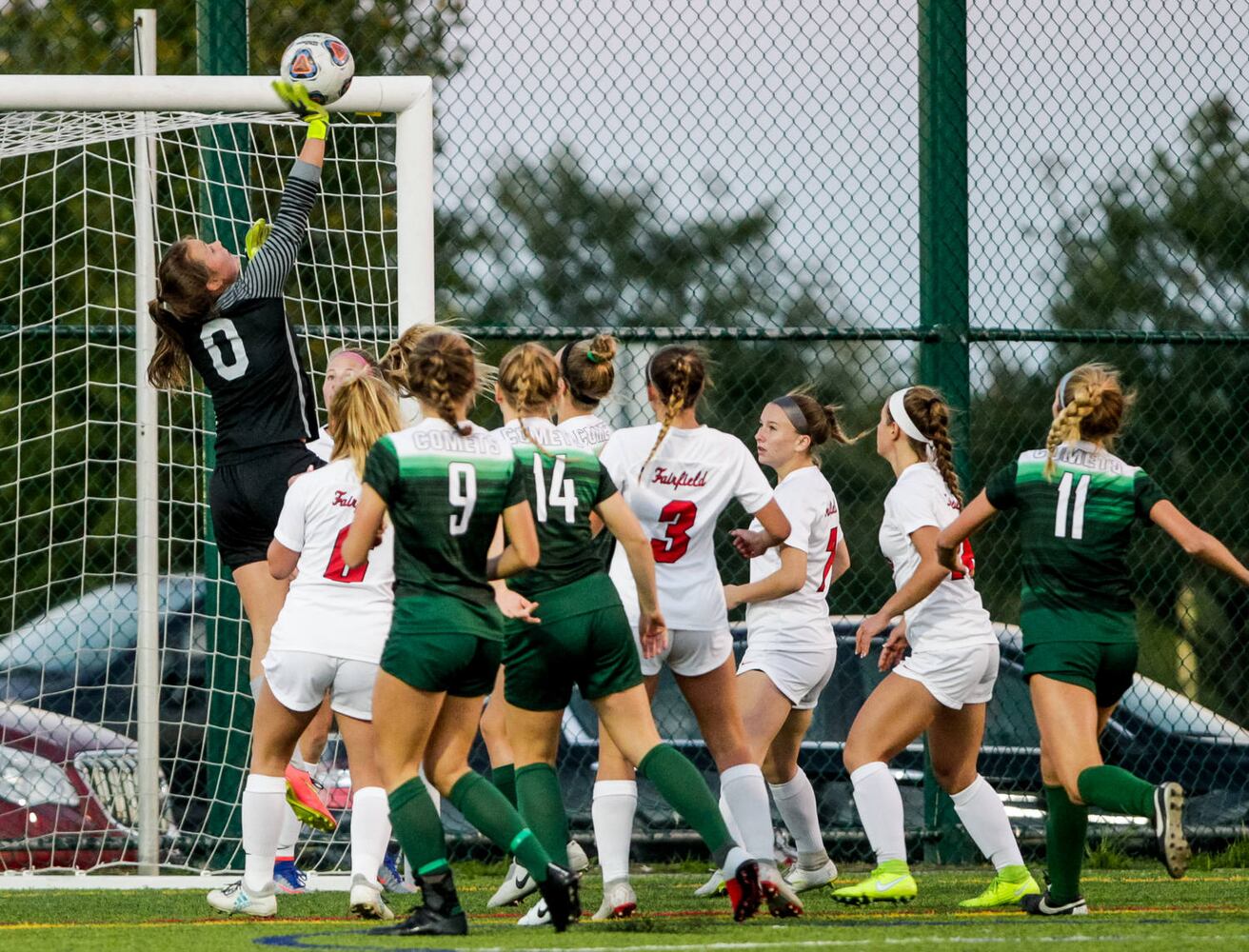 Mason vs Fairfield girls soccer