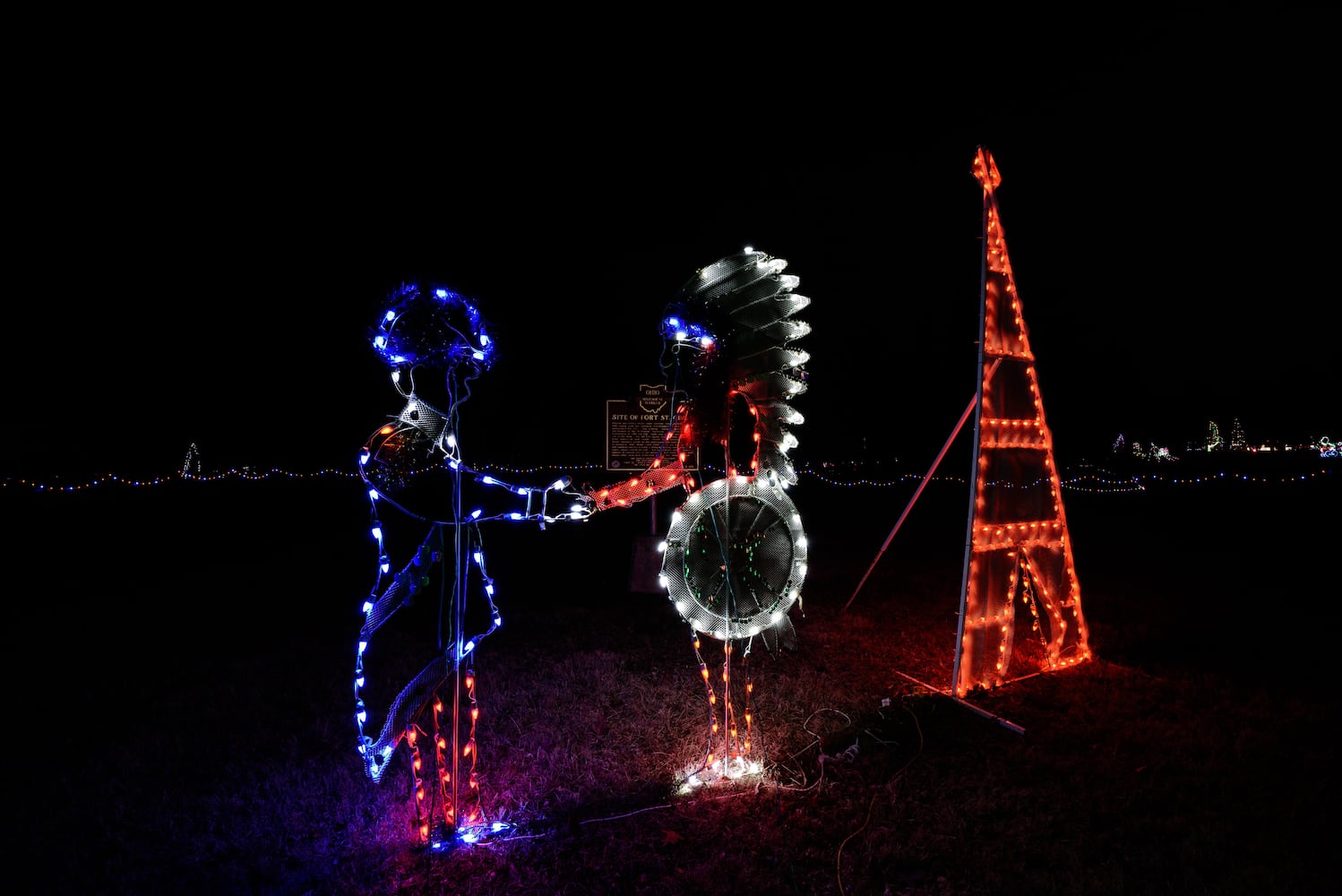 PHOTOS: Fort Saint Clair Whispering Christmas light display in Eaton