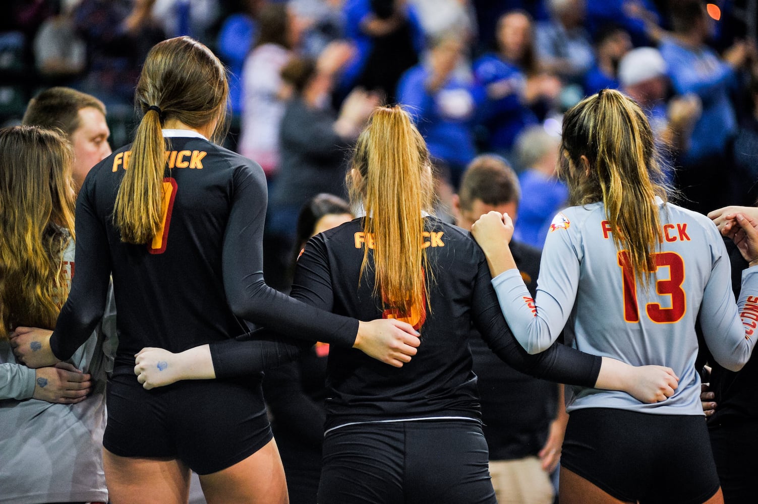 Fenwick wins Division II State volleyball championship against Highland