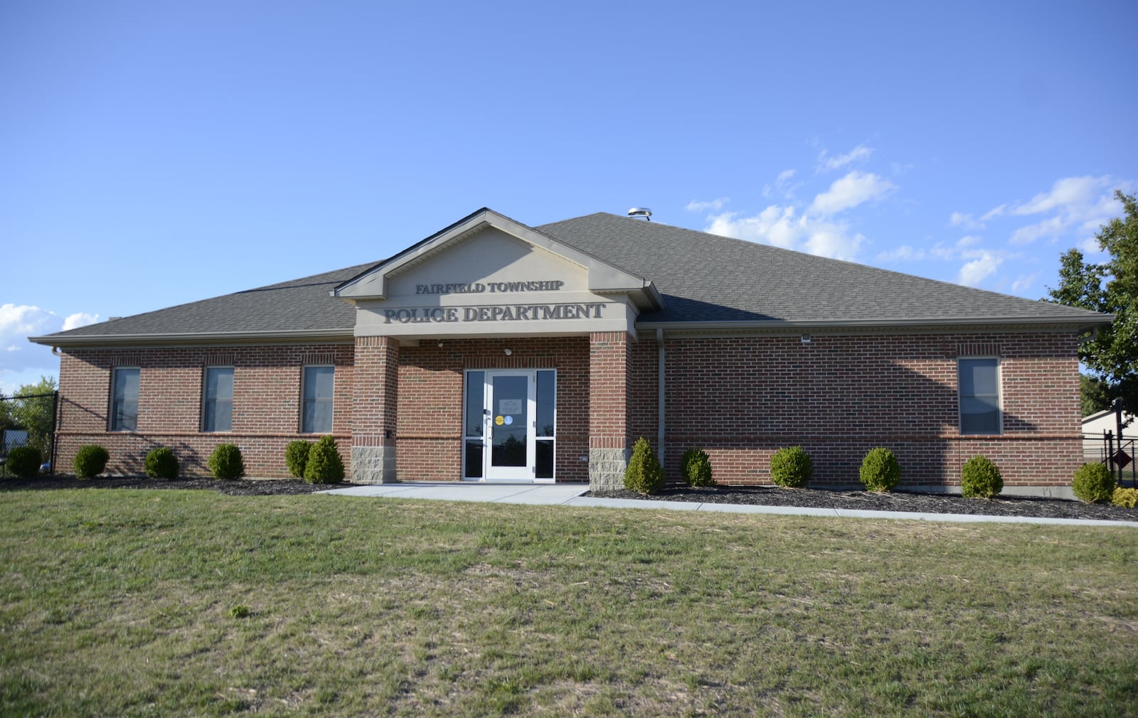 Fairfield Twp. officials celebrated on Sept. 8, 2021, the completion of the newly remodeled and expanded Fairfield Twp. Police Department headquarters. The project cost the township $1.8 million. MICHAEL D. PITMAN/STAFF