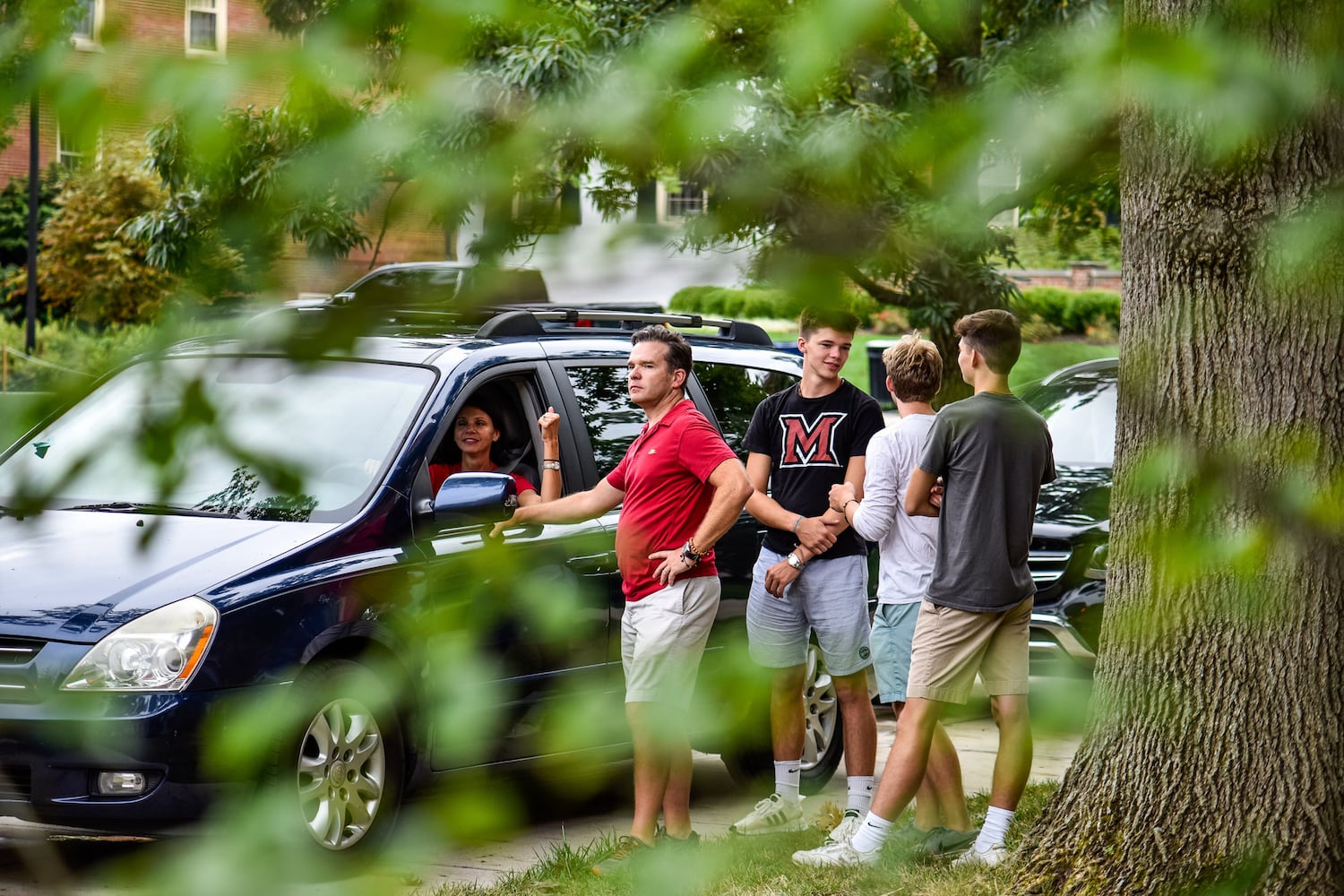 Move-In day at Miami University in Oxford