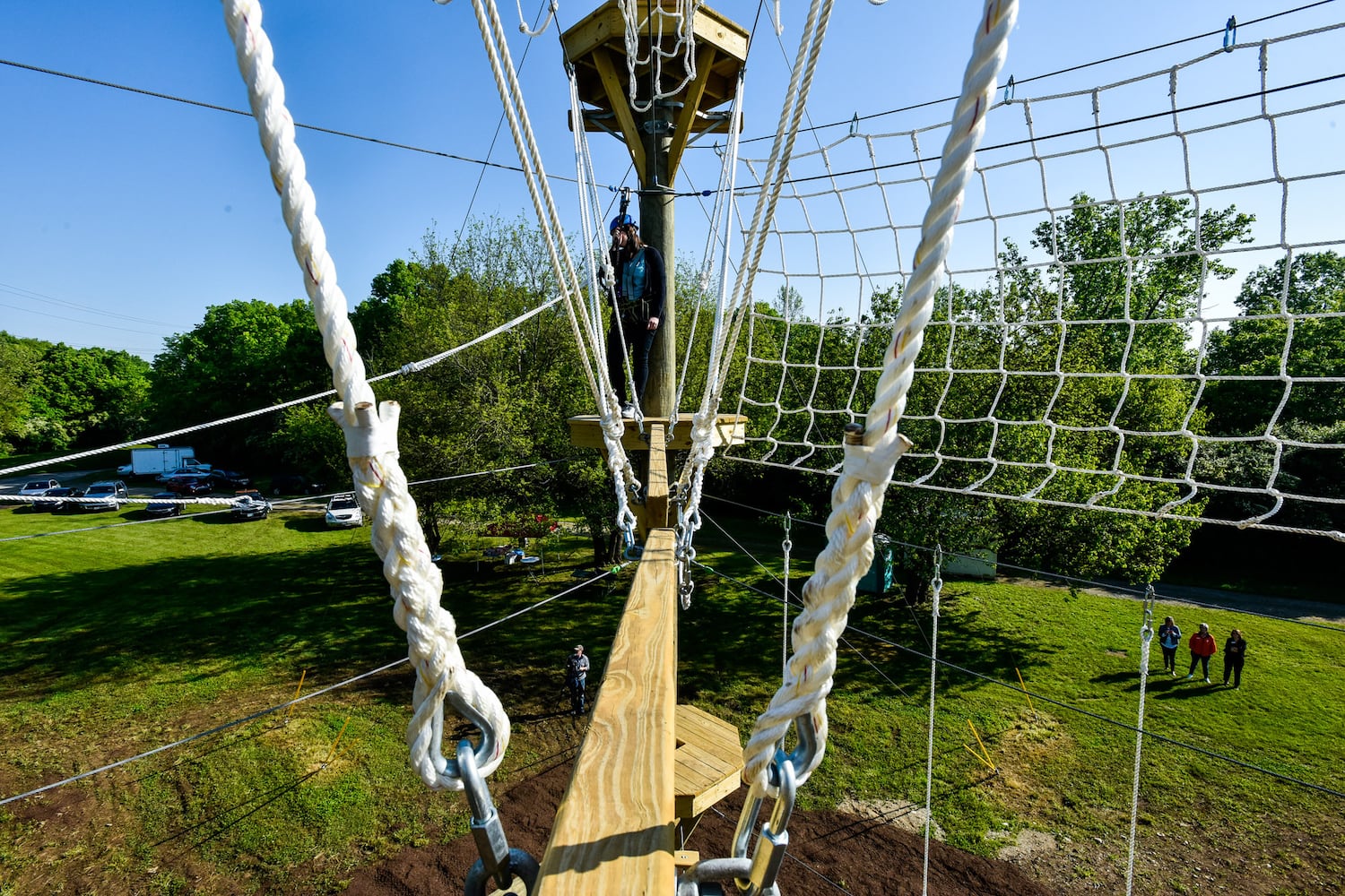 High ropes course now open at YMCA's Camp Campbell Gard in Butler County