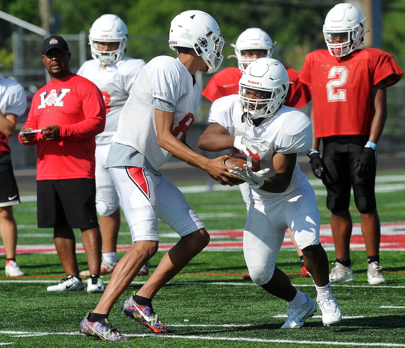 Wayne High School Football practice Monday, July 31, 2023. MARSHALL GORBY\STAFF