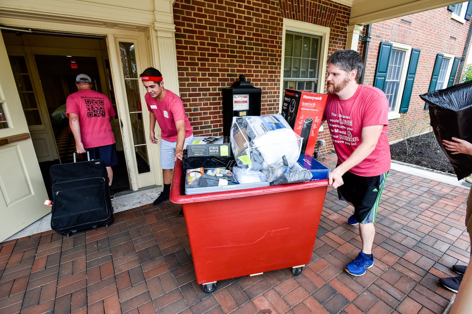 Move-In day at Miami University in Oxford