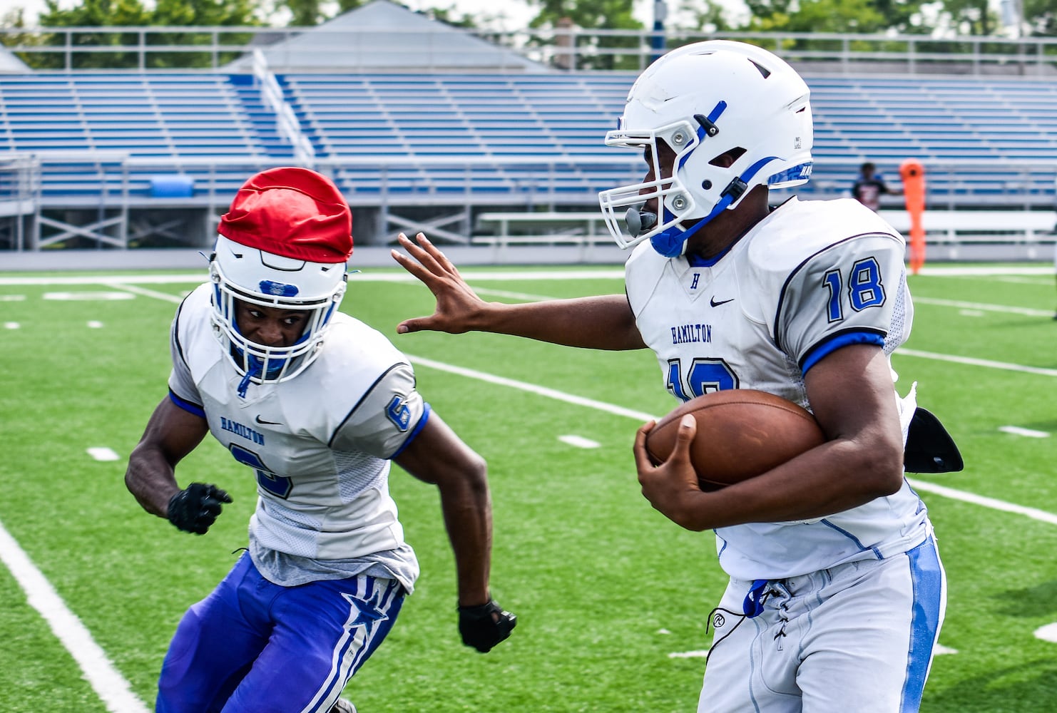 081220 Hamilton football practice