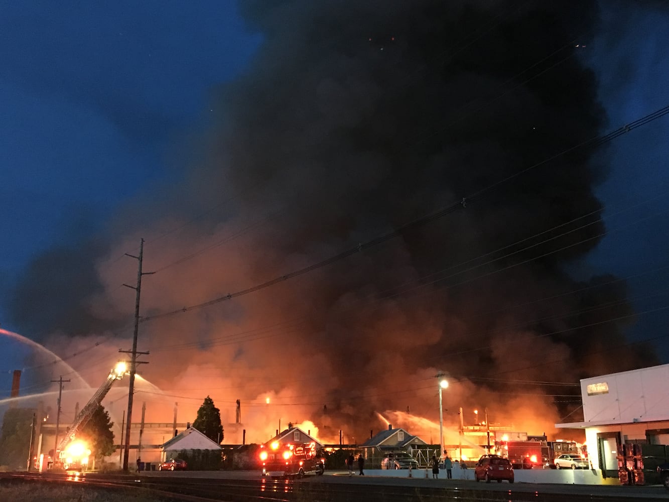 Hamilton warehouse fire