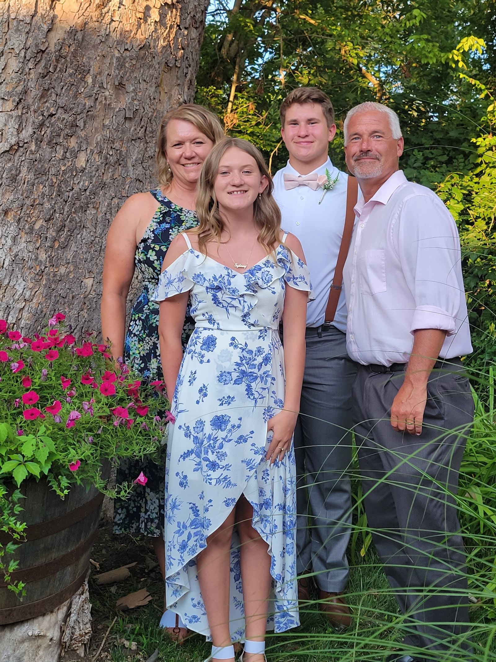 The Brower Family from left: Mindy, Sydney, Carson and Bob. CONTRIBUTED