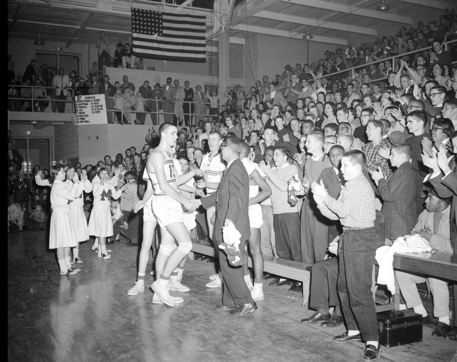 Jerry Lucas led the Middies to back-to-back state championships and a 76-game winning streak in the mid-1950s. He has written a book about one of those teams and how he hopes to change the educational system. FILE PHOTO
