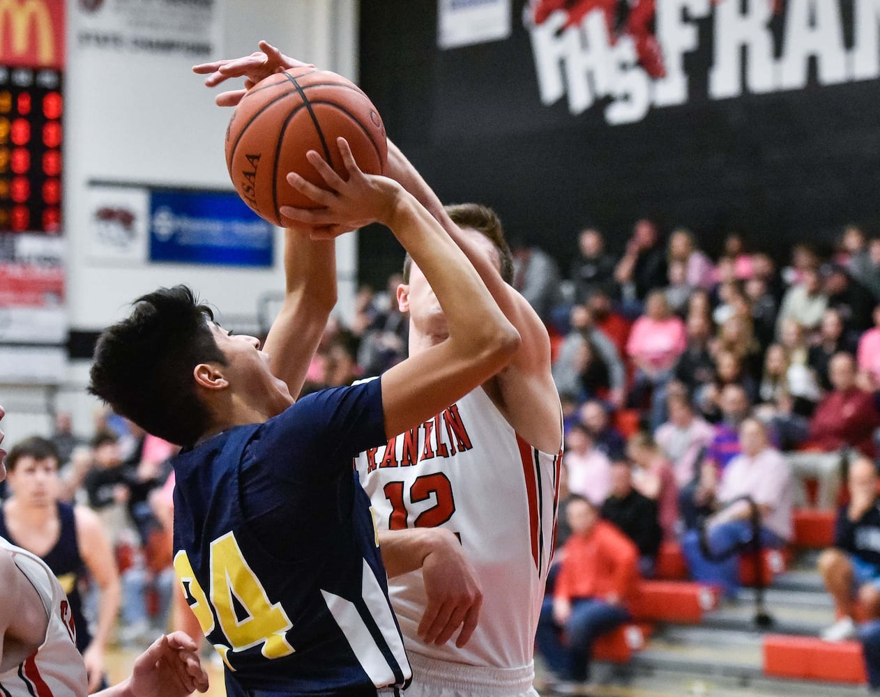 Franklin vs Monroe Basketball