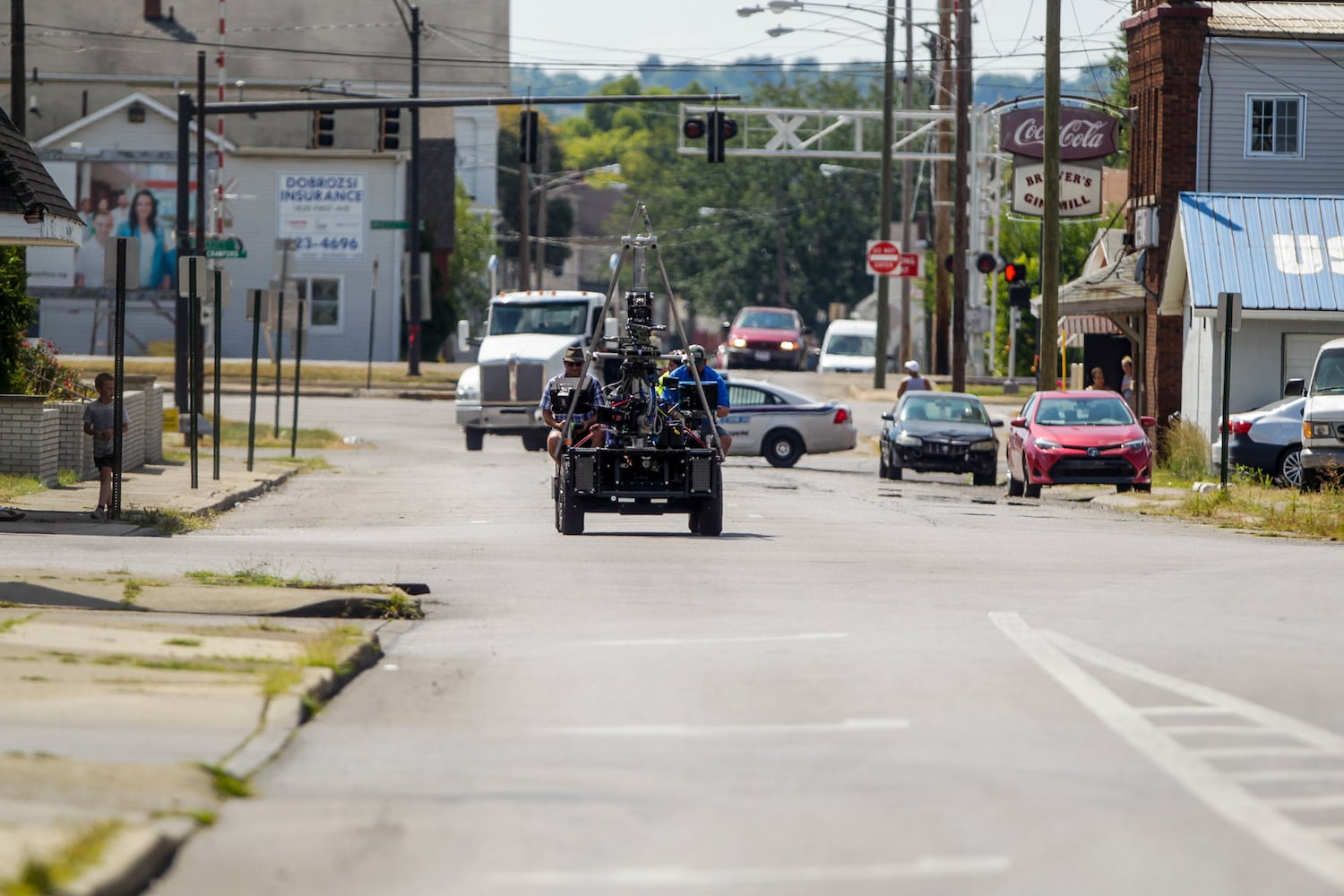 Scenes filmed in downtown Middletown for Hillbilly Elegy movie