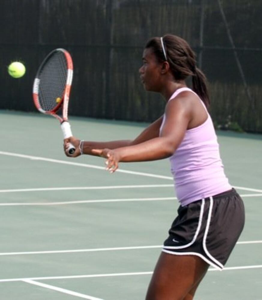 Lakota E. girls tennis practice