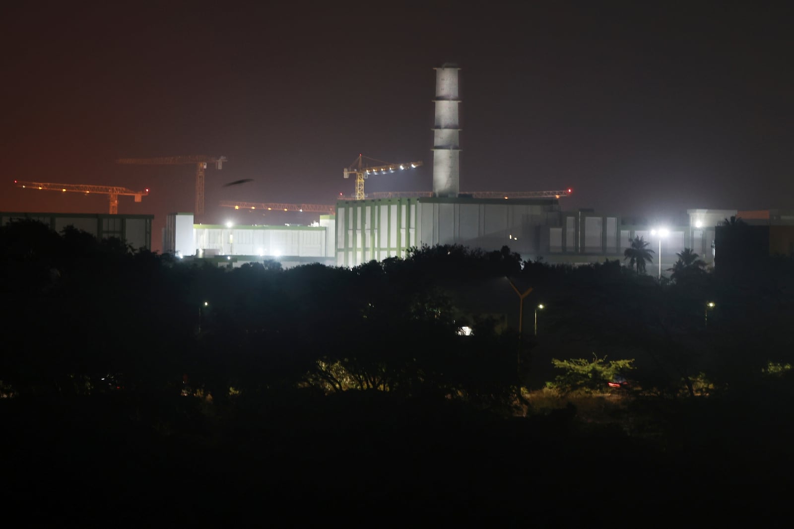 Madras Atomic Power Station operates at Kalpakkam, in the Indian state of Tamil Nadu, Monday, Feb. 10, 2025. (AP Photo/ R. Parthibhan)