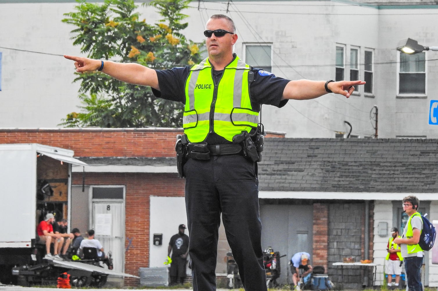 Scenes filmed in downtown Middletown for Hillbilly Elegy movie