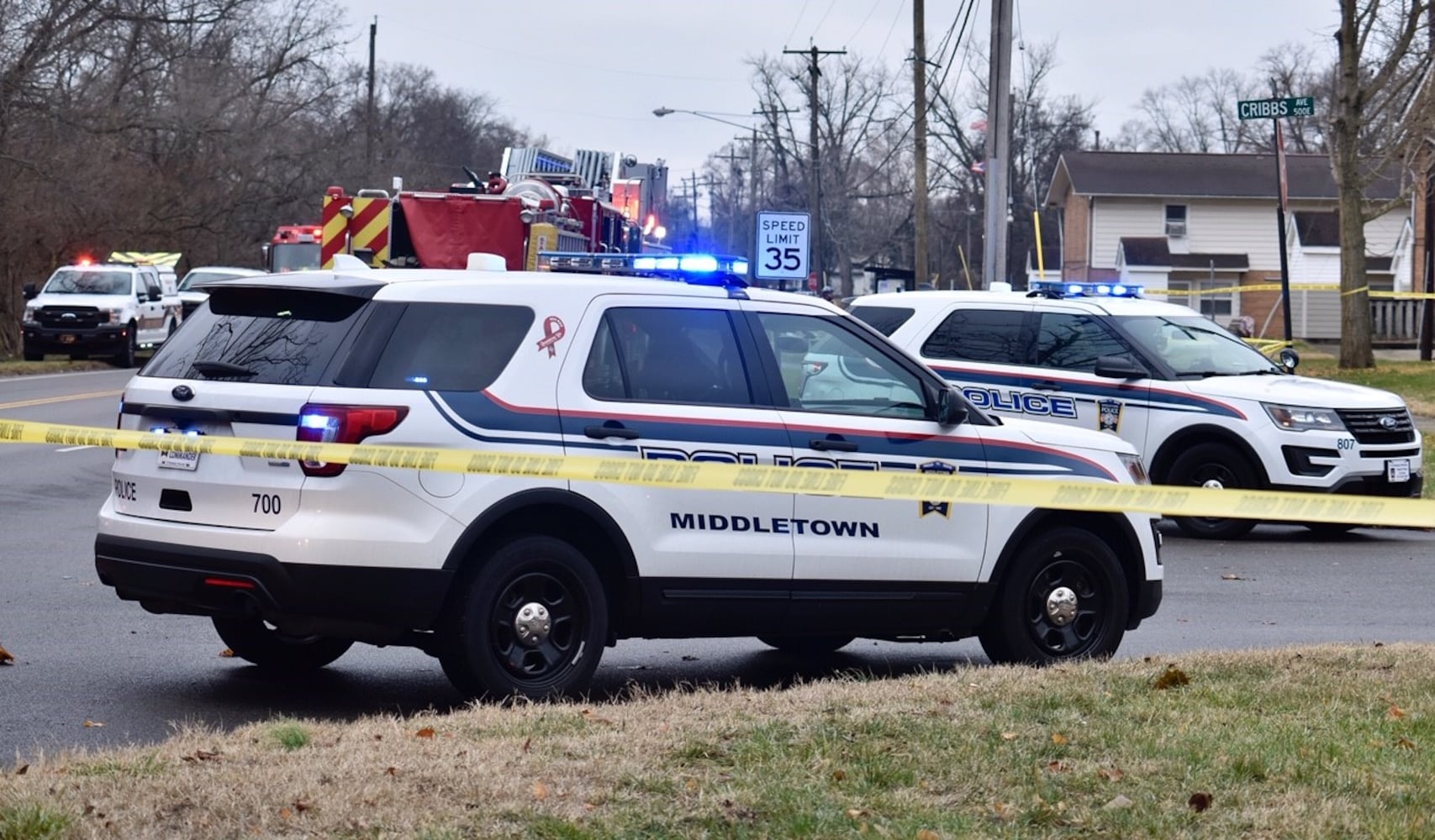 PHOTOS: Middletown apartment building collapse injures 1