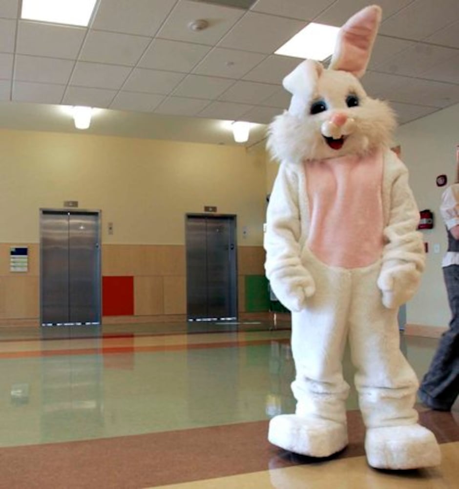 Easter Bunny visits Cincinnati Children's Liberty Campus