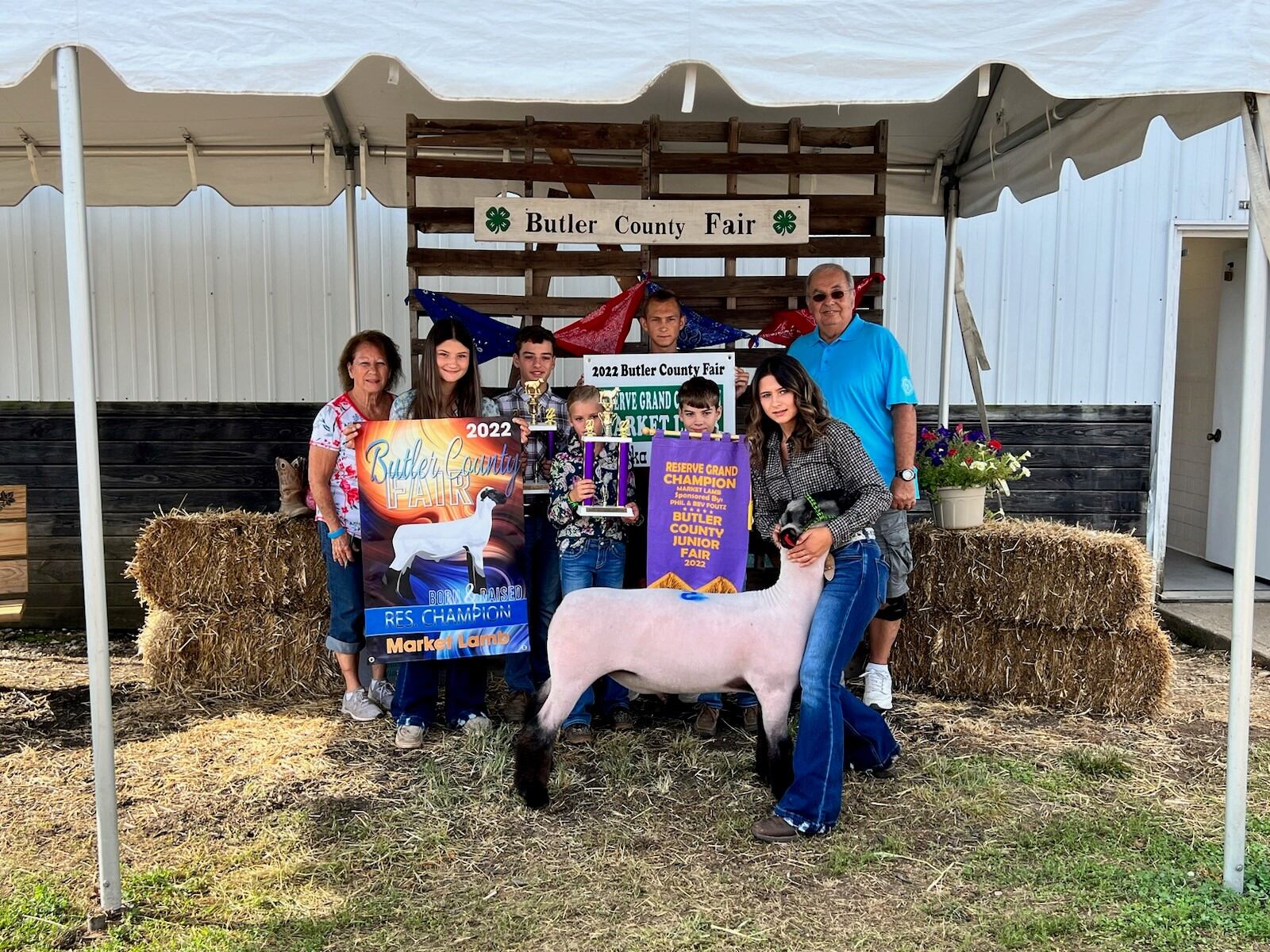 Viktoriia Bonham, 18, also sold her Reserved Champion sheep for $2,500. / CONTRIBUTED