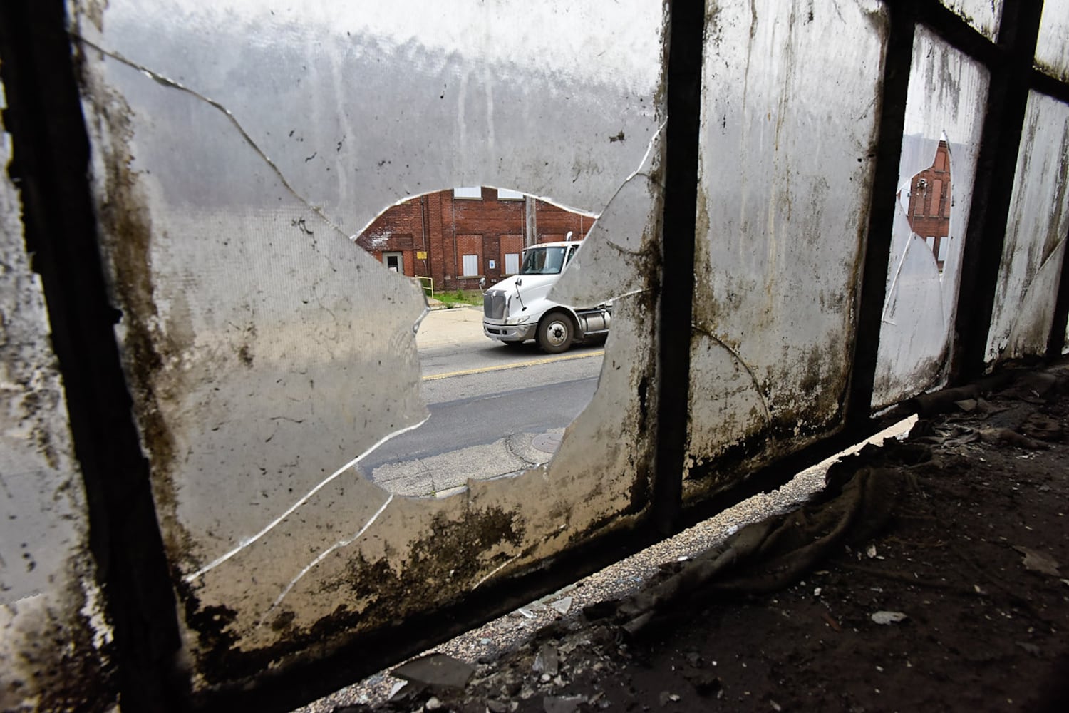 Tour of former Champion Paper Mill