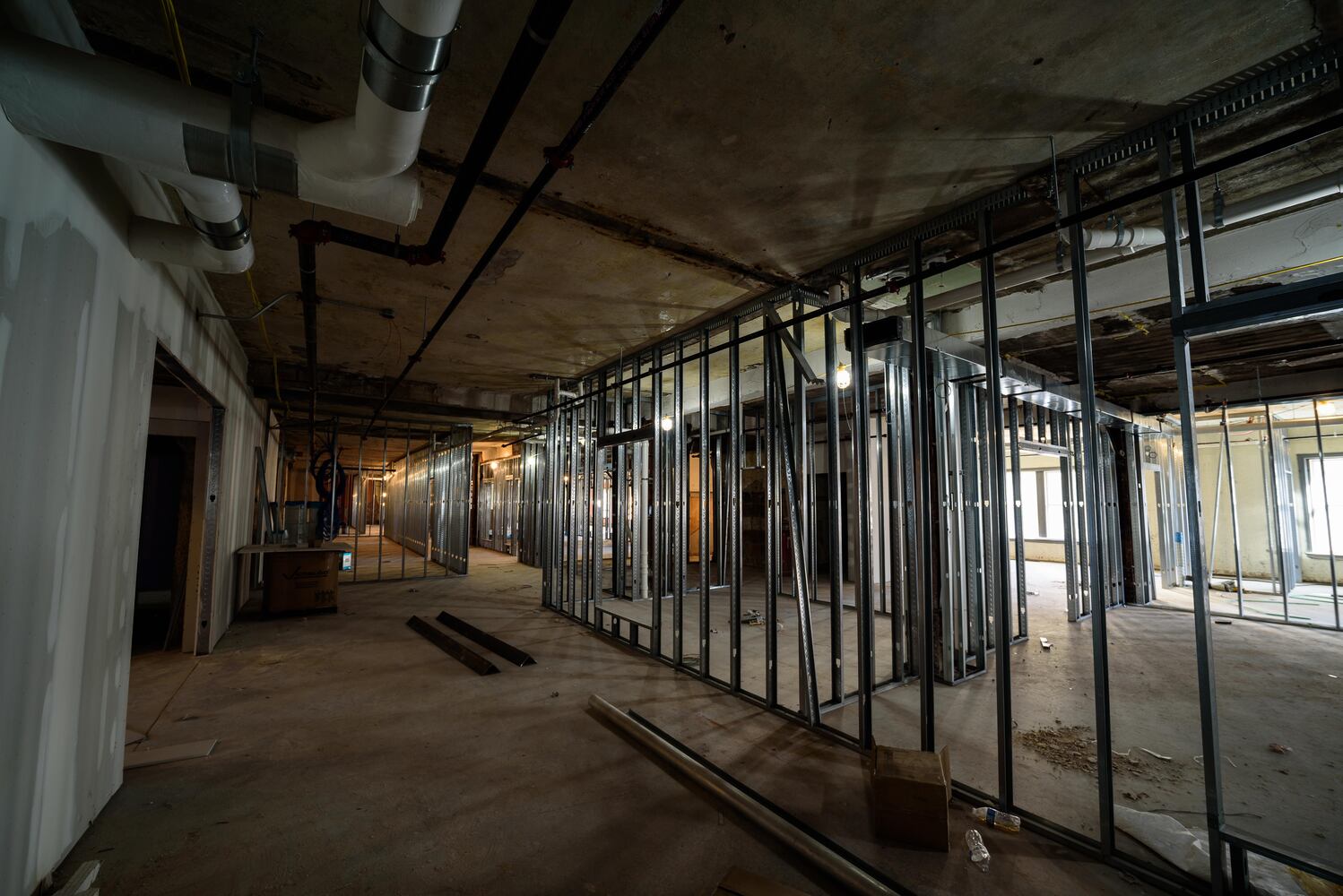 Dayton Arcade construction October 2020