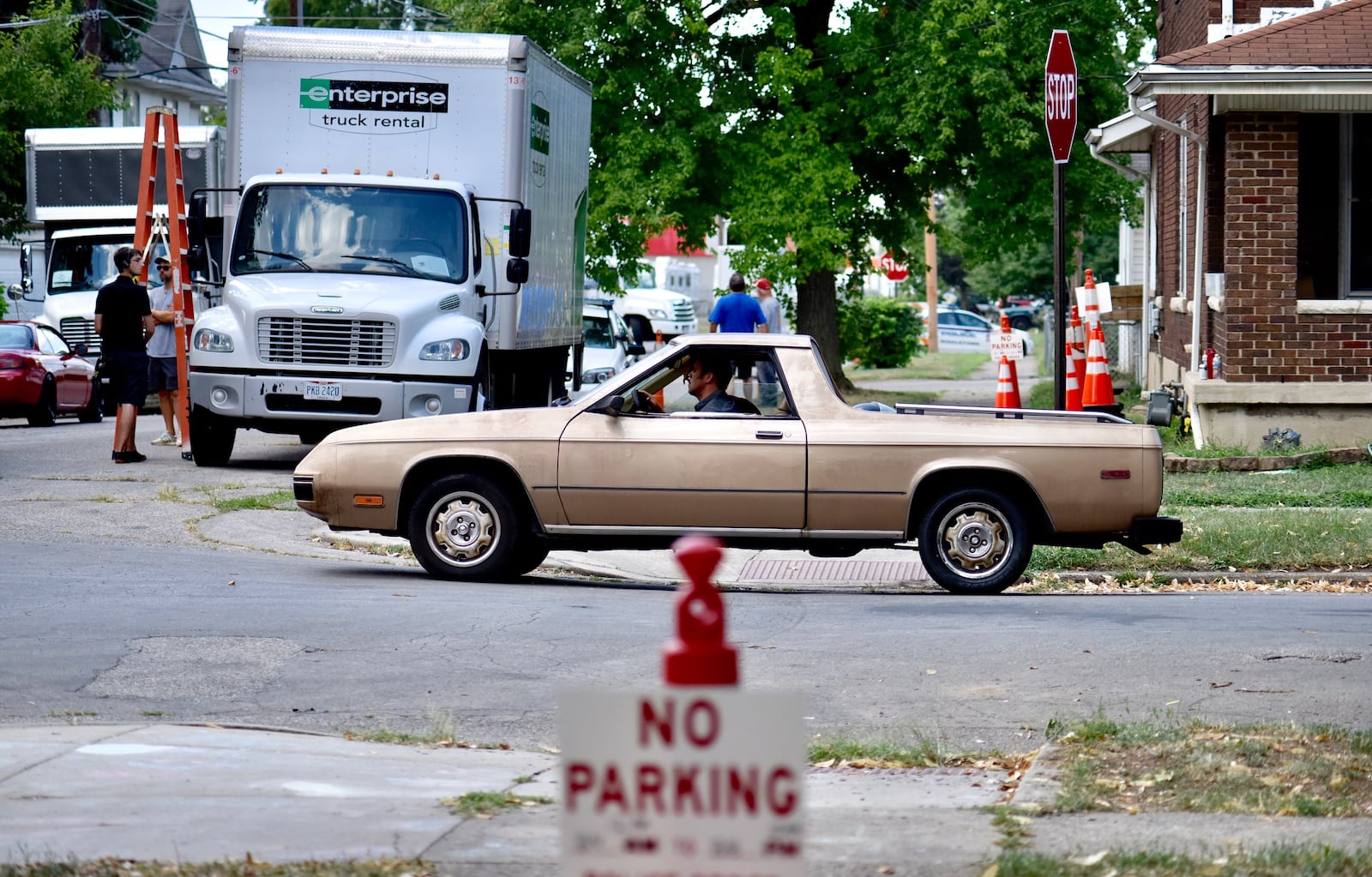 Director Ron Howard and crews were in Middletown on Monday, Aug. 5, 2019, for the filming of the movie version of "Hillbilly Elegy." NICK GRAHAM / STAFF