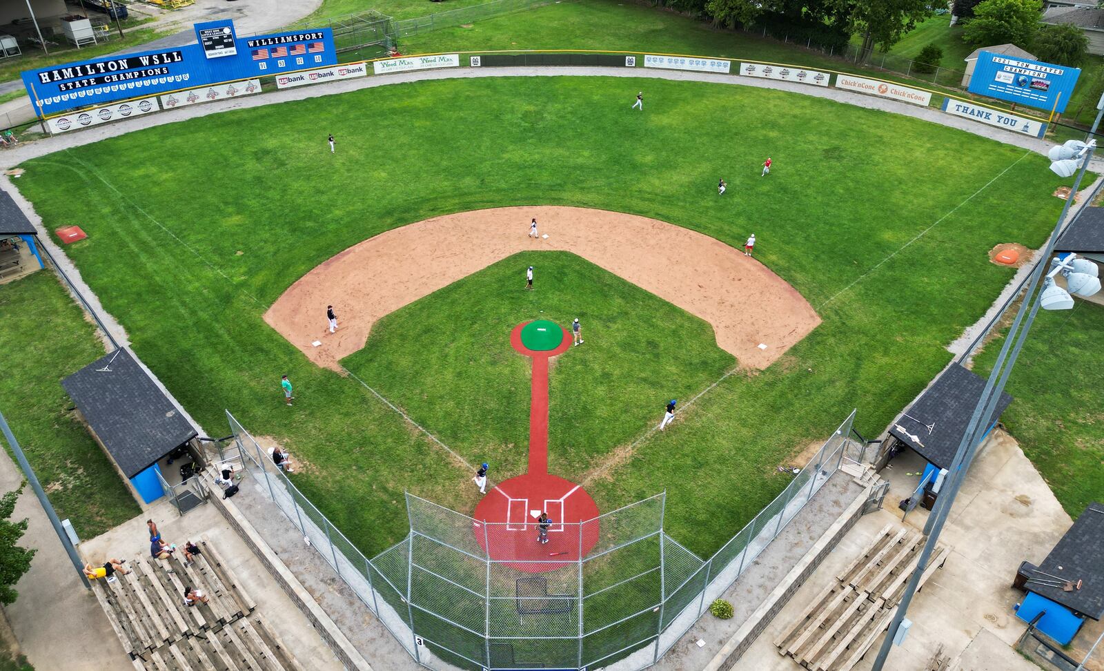 Hamilton West Side Little League practices Wednesday, July 31, 2024 before heading represent Ohio in Whitestown, Indiana for the Great Lakes Region Tournament. NICK GRAHAM/STAFF