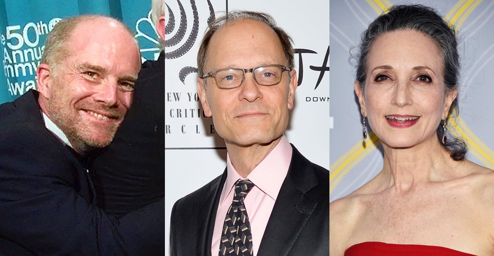 This combination of photos shows actors, from left, Dan Butler, David Hyde Pierce and Bebe Neuwirth. (AP Photo)