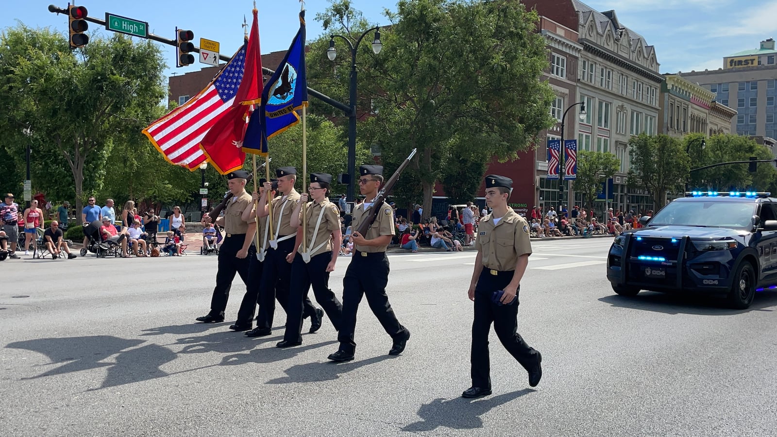 The annual Hamilton Fourth of July parade in 2023 had 100 entrants with more than 1,700 participants in the mile-long parade, which is Butler County‘s largest Fourth of July procession. MICHAEL D. PITMAN/STAFF