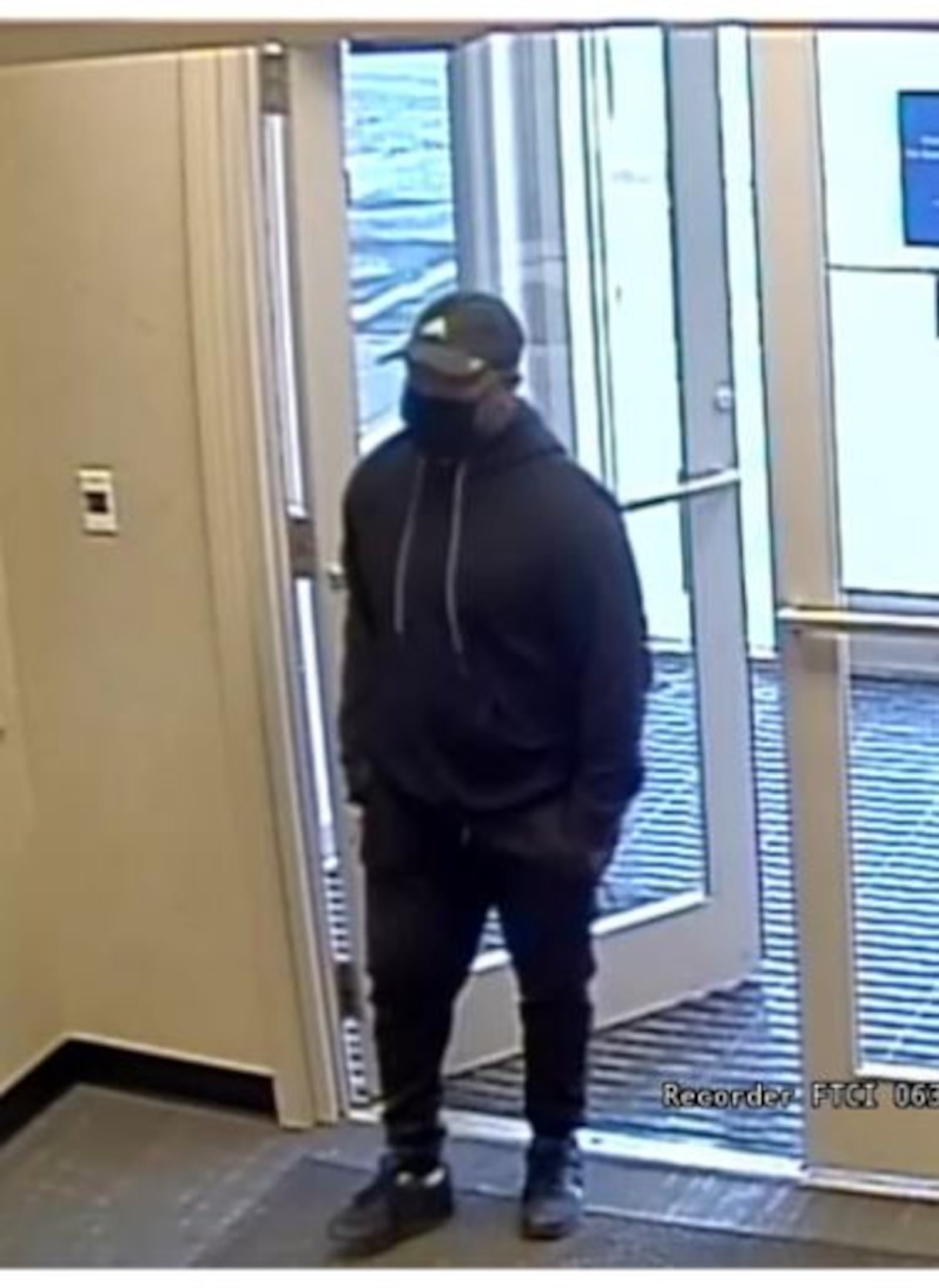 Photo of the suspect in the robbery of Fifth Third Bank on Princeton Road Wednesday afternoon. FAIRFIELD TWP. POLICE