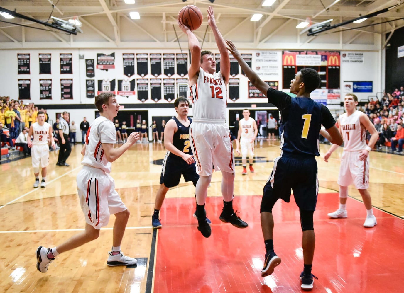 Franklin vs Monroe Basketball