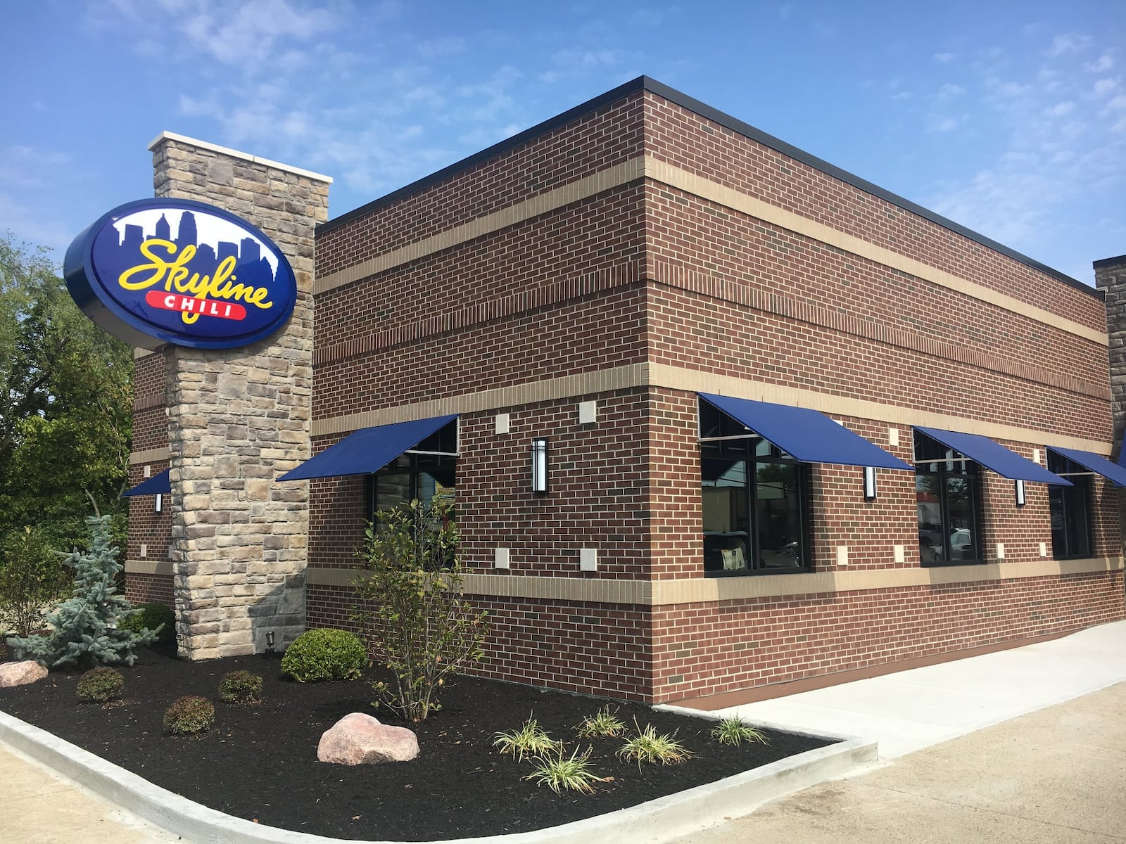 The Fairfield Skyline Chili, at Dixie Highway and Hicks Boulevard, reopened Monday, Sept. 23, 2019, nearly one year after it sustained major damage in a fire. The building was torn down and rebuilt. RICK McCRABB/FILE