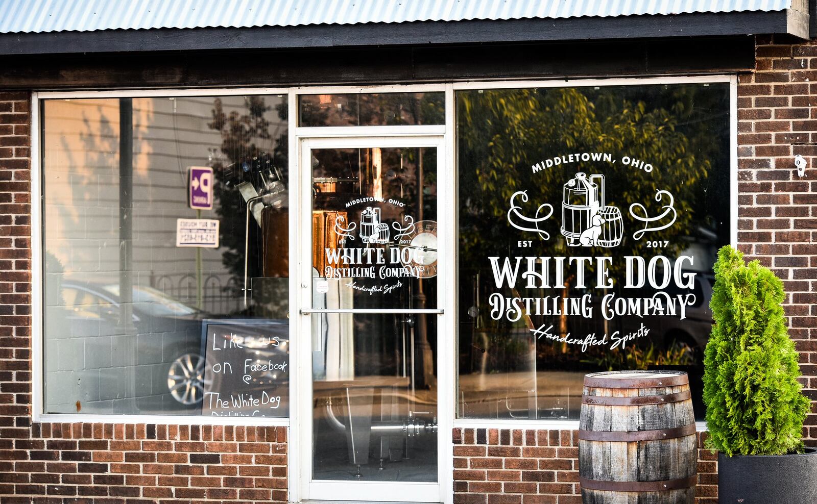 White Dog Distilling Company in the location formerly occupied by Liberty Spirits is being renovated to feature a larger bar and tasting area. 