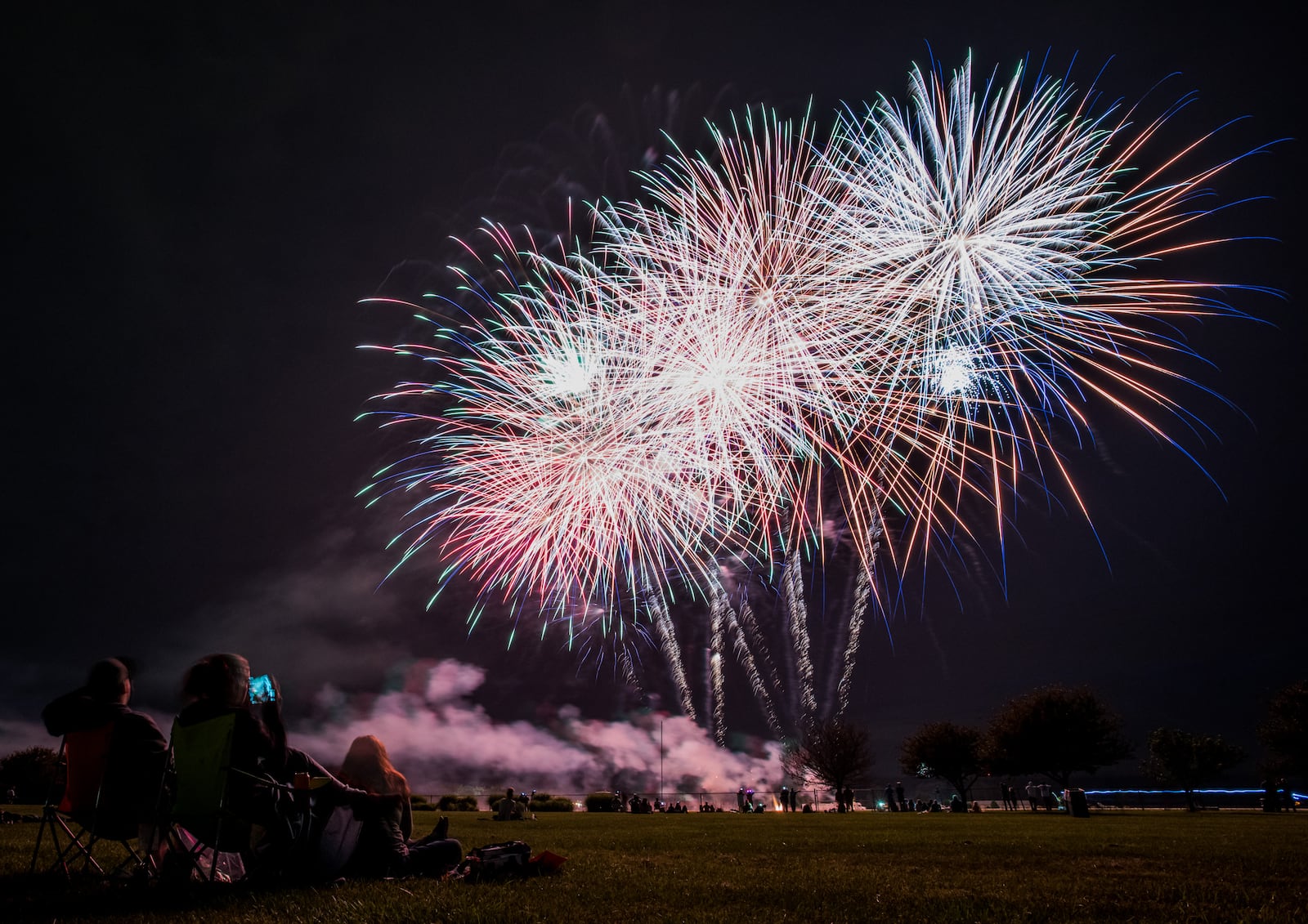 Fireworks are legal to buy in Ohio, but illegal to possess and set off. Pictured is a previous fireworks display at the Broad Street Blast at Smith Park in Middletown. NICK GRAHAM/FILE