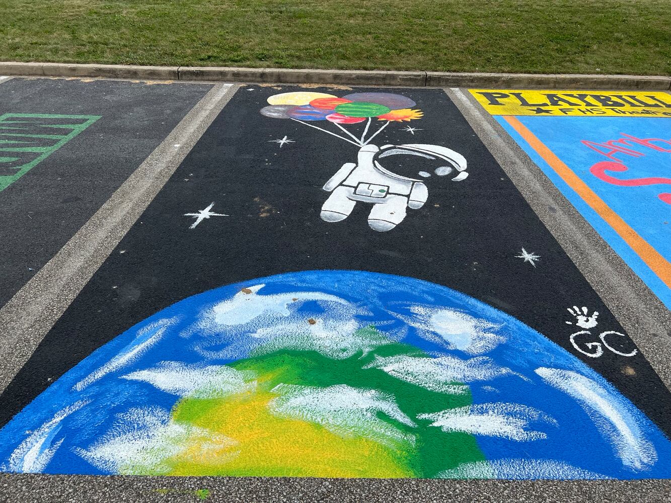 Fairfield High School senior parking lot spaces