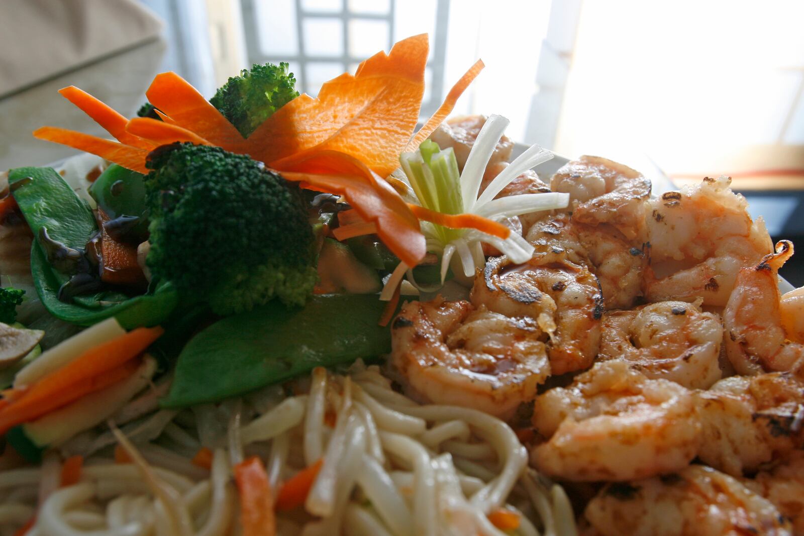 Chinese Lantern serves weekly specials and signature dishes including this Shrimp Teriyaki dish.