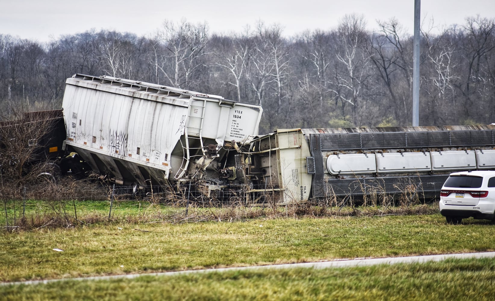 Train derailment in Wayne Twp. Butler County