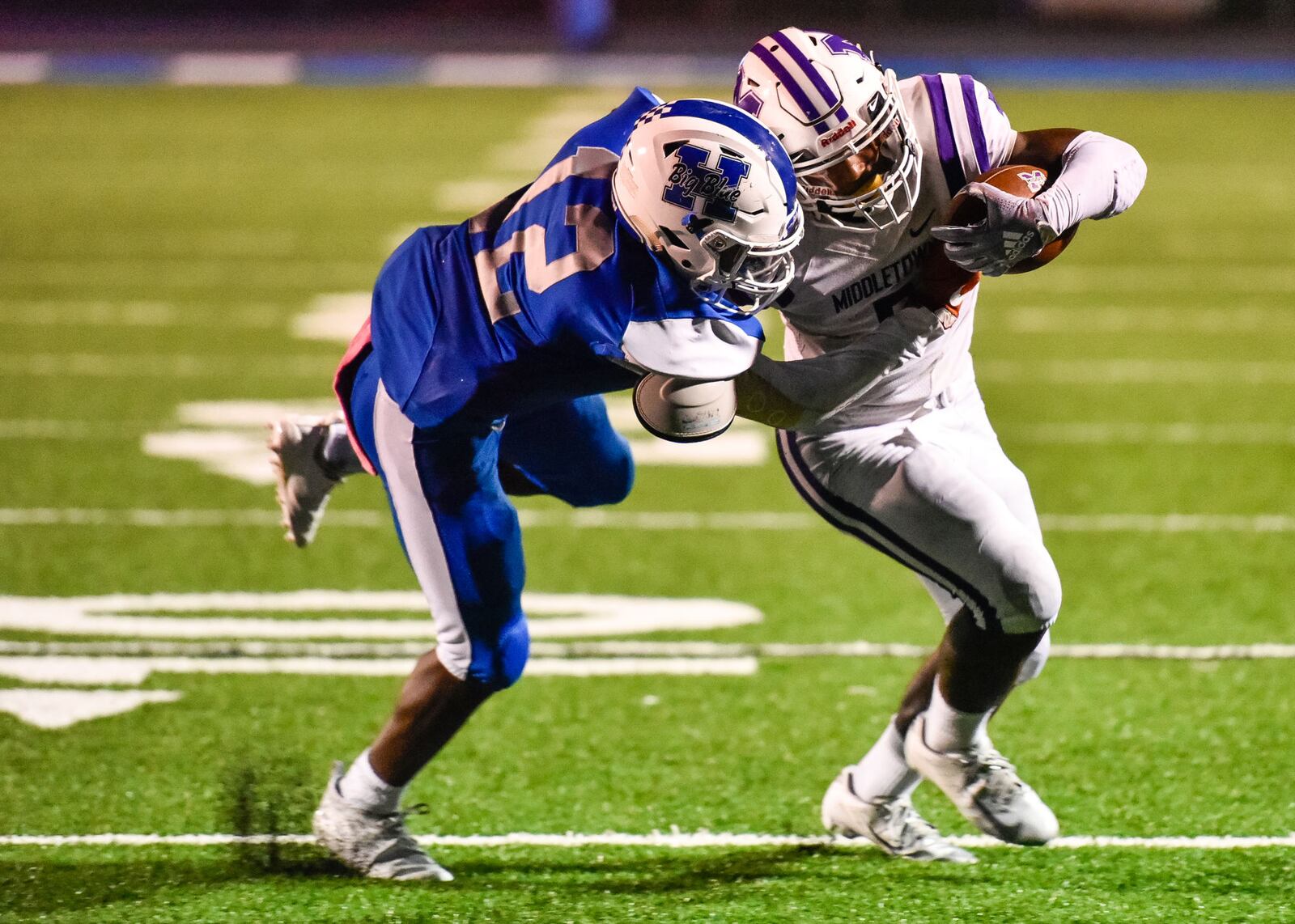 It doesn't appear Hamilton and Middletown will play football this season after the Middies suspended their fall sports schedule. Gov. Mike DeWine recently gave the Ohio High School Athletic Association the OK to hold contact sports this fall. Hamilton defeated Middletown 15-14 last season. NICK GRAHAM/STAFF