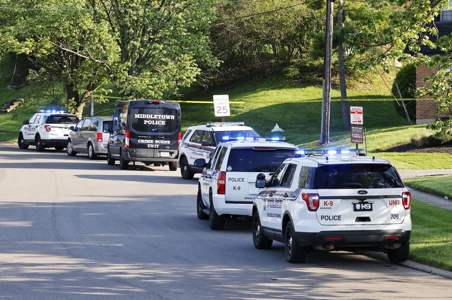 Middletown Olde Towne Apartment standoff officer-involved shooting