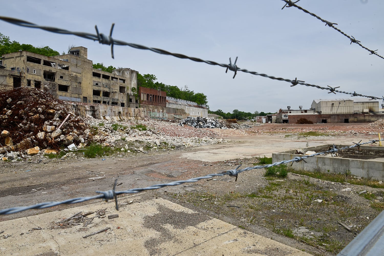 Tour of former Champion Paper Mill