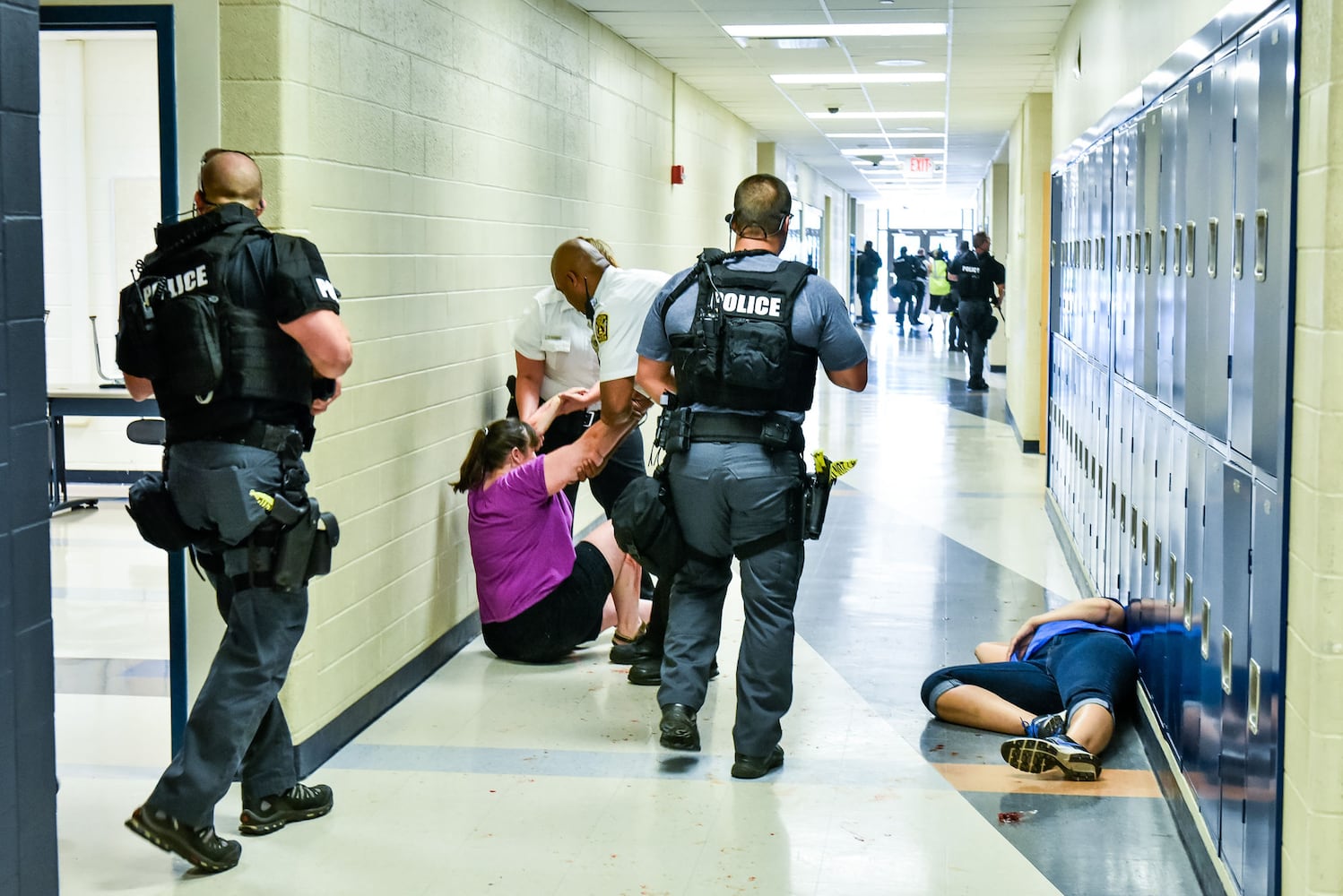 Hamilton police holds active shooter training at Hamilton High