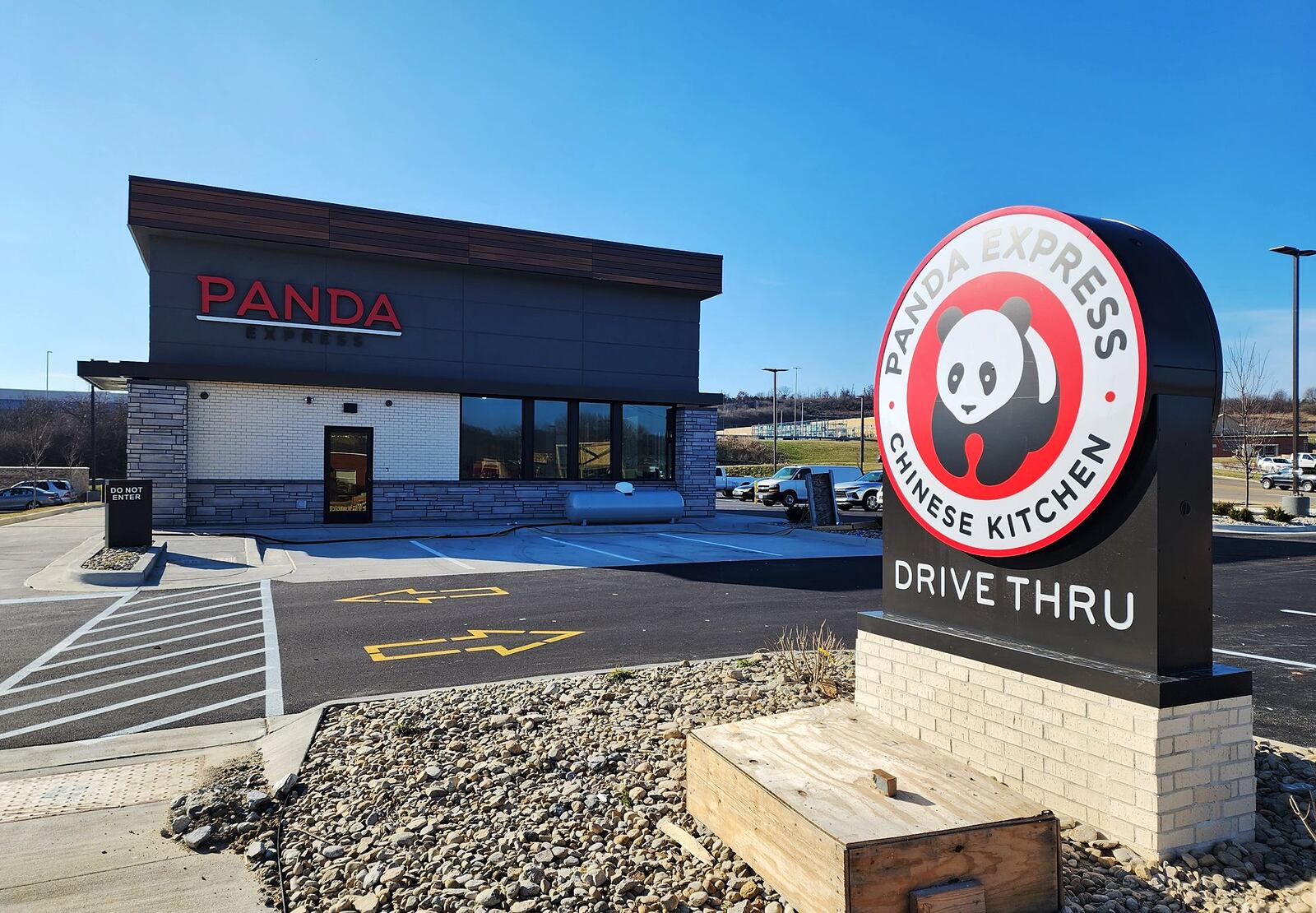 Panda Express in the 1400 block of Main Street in Hamilton was initially supposed to be open in December, according to city officials, but they've since been told "they're very close." NICK GRAHAM/STAFF