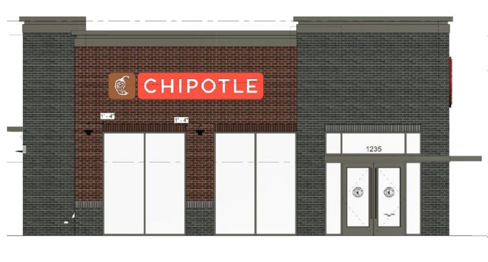 The Lebanon Planning Commission Tuesday, May 16, 2023, approved the major site plan for a Chipotle restaurant to be located in an outlot of the former Kroger store at 1235 Columbus Ave. The black box on the photo indicates the proposed location of the restaurant. CONTRIBUTED/CITY OF LEBANON