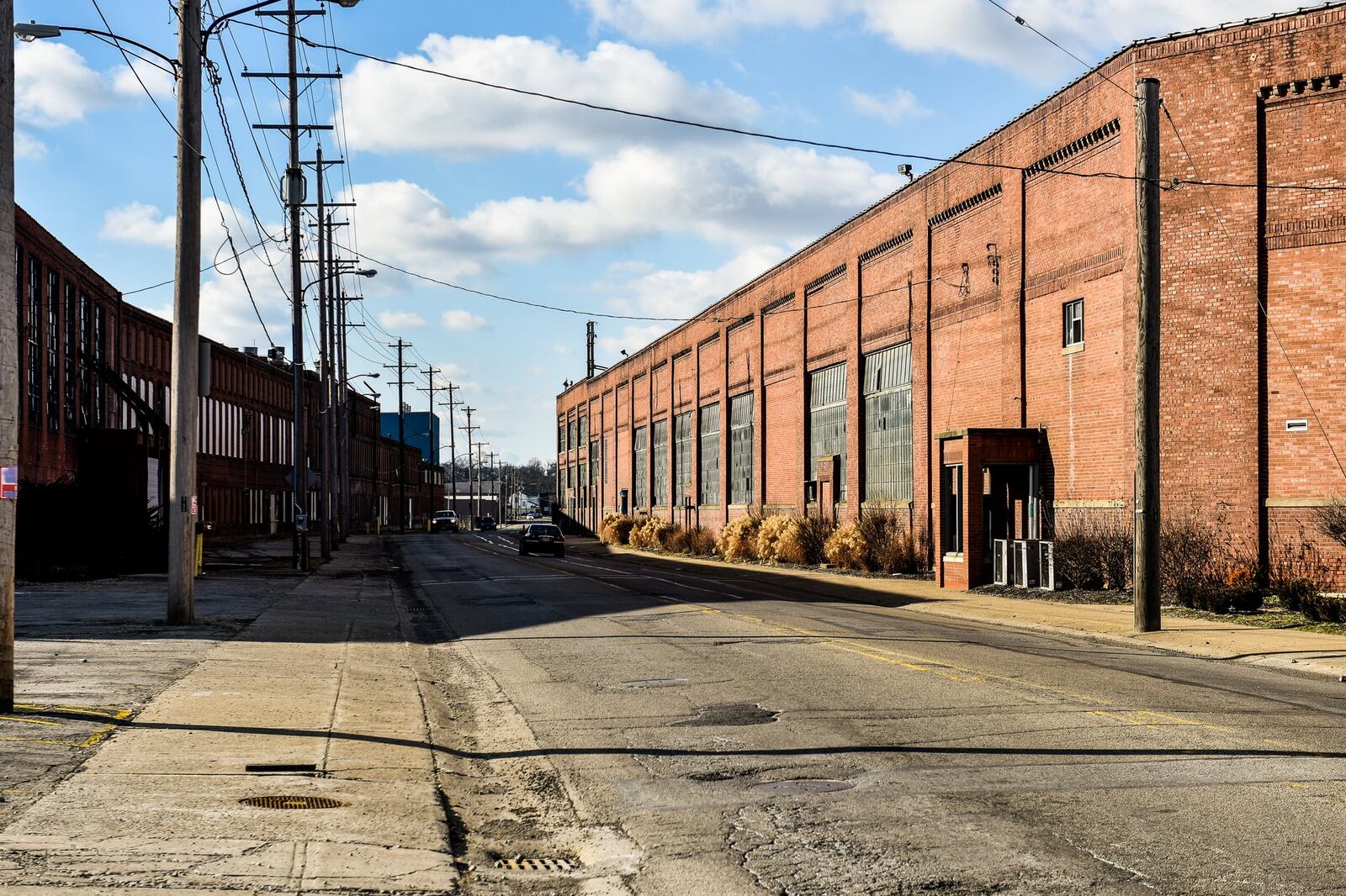 The proposed Spooky Nook Sports at Champion Mill mega-sports complex could fill the old Champion Mill building along B Street in Hamilton. NICK GRAHAM/STAFF