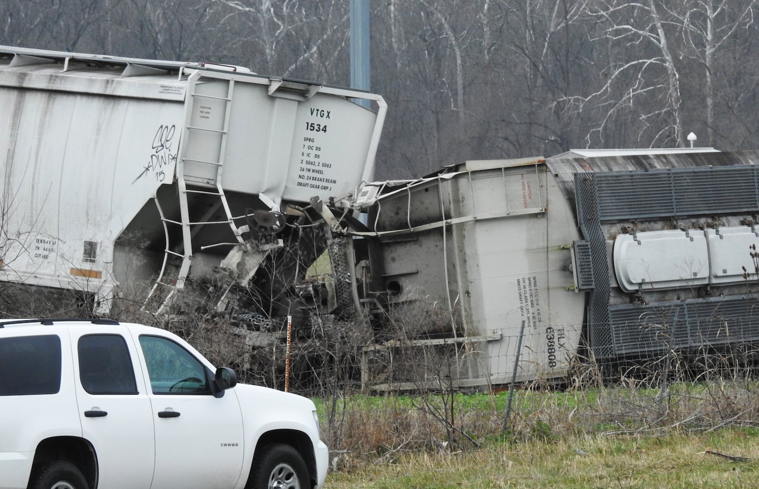 Train derailment in Wayne Twp. Butler County